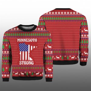 Minnesota Strong Ugly Christmas Sweater 2025 Christmas 1 1