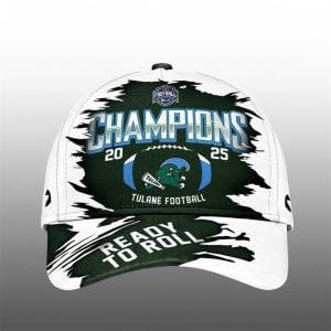 13 2025 Tulane Green Wave Football Champions Ready To Roll Cap