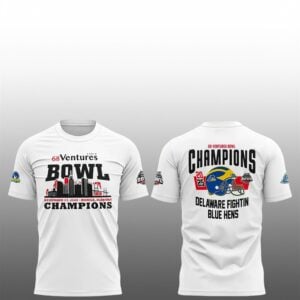 5 Delaware Fightin Blue Hens 68 Ventures Bowl Champions 2025 Shirt