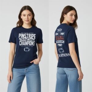 11 Penn State 2025 Bad Boy Mowers Pinstripe Champions Bowl Shirt