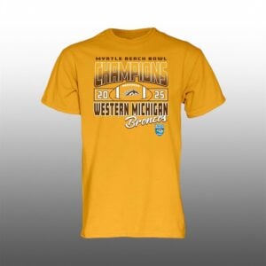Western Michigan Broncos Myrtle Beach Bowl Champions 2025 Shirt 1