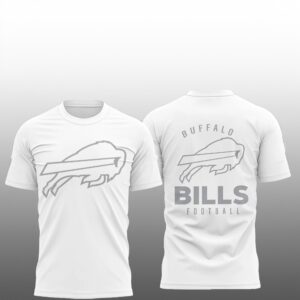 1 2026 Bills Football Winter White Out Shirt