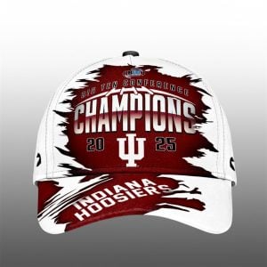 19 Indiana Hoosiers 2025 Big Ten Conference Champions Cap