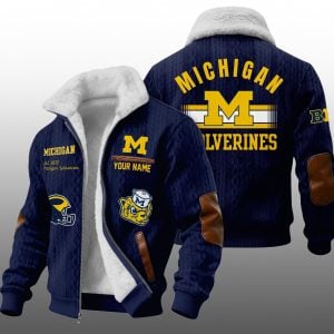 Wolverines Est 1879 Winter Fleece Jacket 1