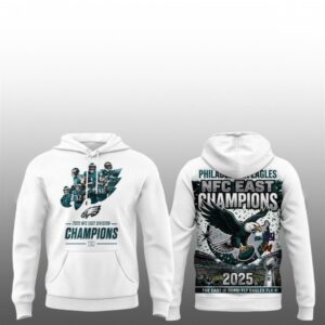 Philadelphia Eagles 2025 2026 NFC East Champions Hoodie 1 1