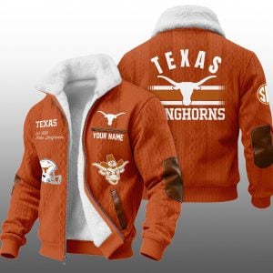 Longhorns Est 1893 Winter Fleece Jacket 1