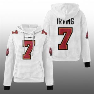 2025 Buccaneers Bucky Irving I7 Waffle Hoodie 1 1