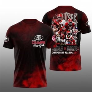 12 2025 Champs Georgia All SEC Championship Alabama 28 7 Shirt