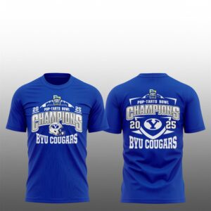 4 BYU Cougars 2025 Pop Tarts Bowl Champions Shirt