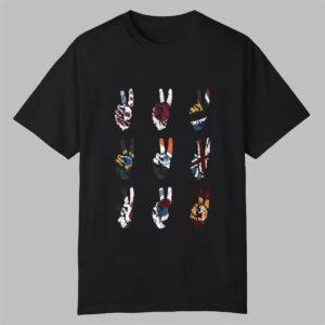 Multi Peace Hand Shirt 0 0