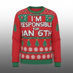 Nancy Pelosi Im Responsible For Jan 6Th Christmas Ugly Sweater 1