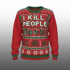 Anthony Fauci I Kill People Christmas Ugly Sweater 1