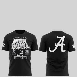0 Alabama Crimson Tide 2025 Iron Bowl Champions Shirt 1