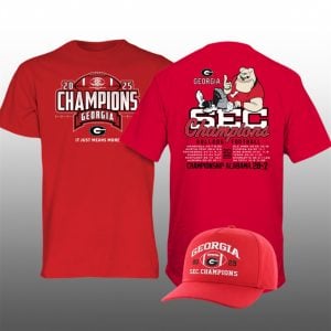 Georgia 2025 Champions It Just Means More Shirt 1