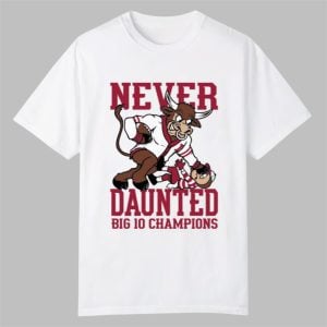 Indiana Hoosiers Never Daunted Big 10 Champions 2025 Shirt 0 0
