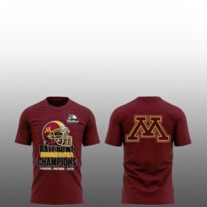 Minnesota Golden Gophers Rate Bowl Big Ten Champions 2025 Shirt 1