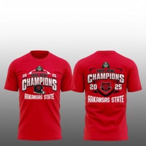 0 Arkansas State Red Wolves Xbox Bowl Champions 2025 Shirt 1