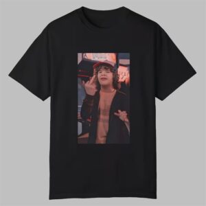 Dustin Henderson Stranger Things Middle Finger Shirt 0 0