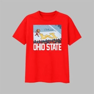 Ohio Vs Michigan Rivalry Script Ohio On Big M Shirt 5 0
