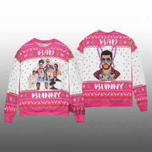 Bad Bunny 2026 Halftime Show Ugly Christmas Sweater 1 1