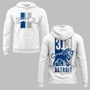 0 2025 2026 Lions 313 Detroit Hoodie