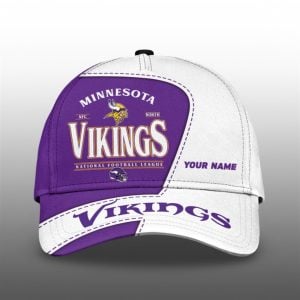 2026 Vikings NFC North Champions Custom Hat 1 1