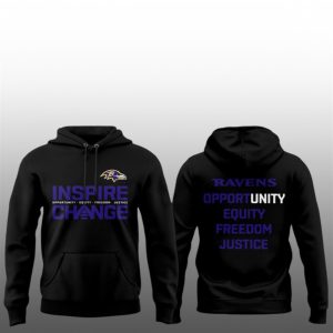 2026 Ravens Inspire Change Freedom Justice Hoodie 1 1