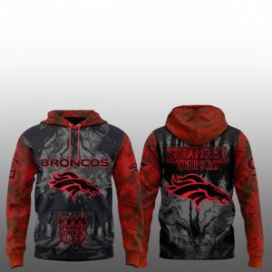 2025 Broncos Stranger Things 5 Hoodie 1 1