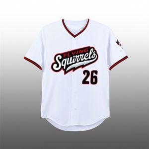 Richmond Flying 2026 Squirrels Evoshield Home Jersey 1
