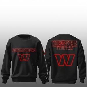 128 2026 Commanders Stranger Things 5 Sweatshirt