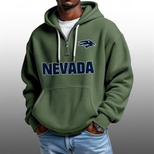 2026 Wolf Pack Waffle Zip Hoodie 1