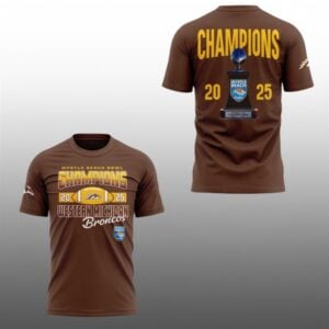 Western Michigan Broncos Champions 2025 Myrtle Beach Bowl Shirt 1 1