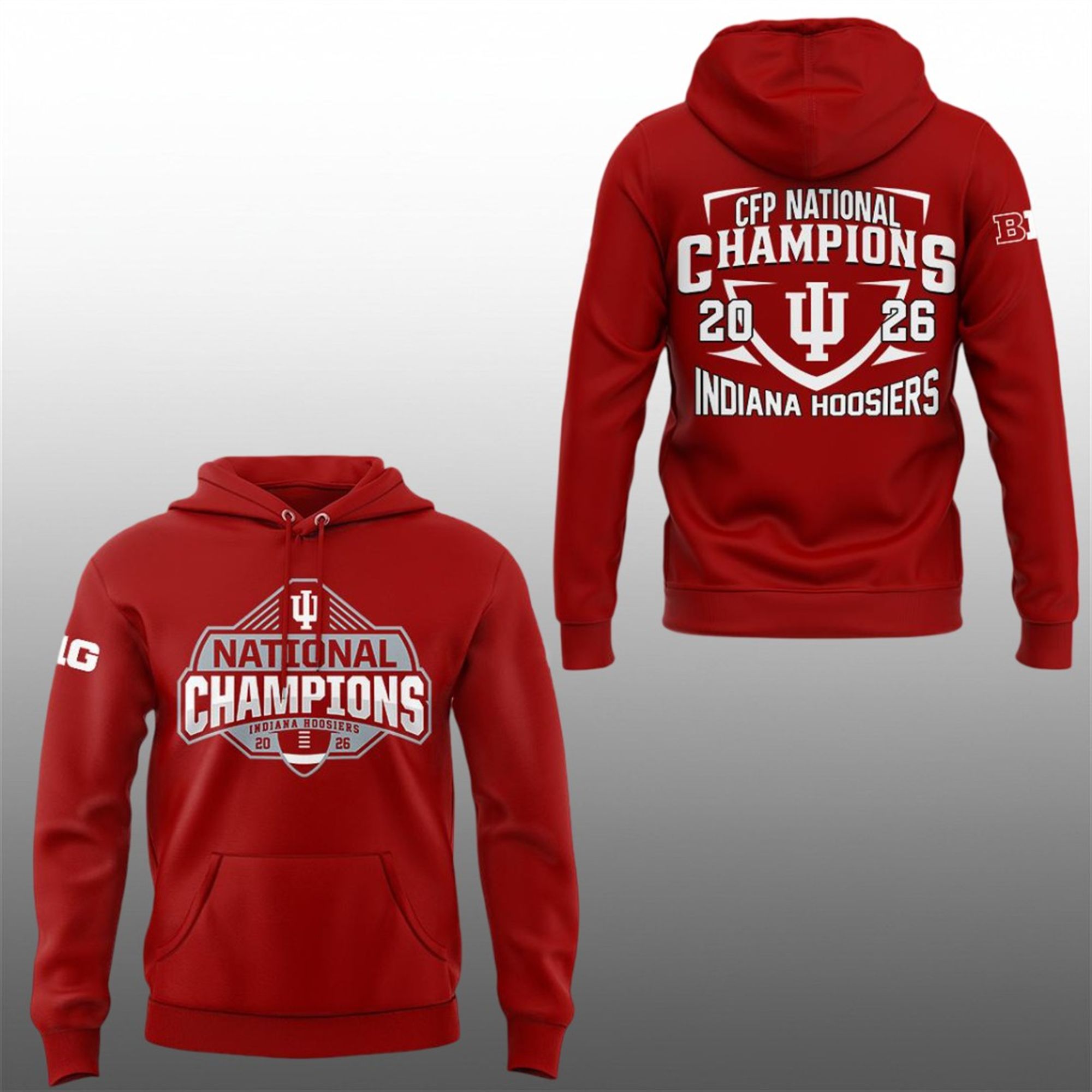 Hoosiers 2025 2026 Season National Champions Hoodie 1 0 Hoosiers 2025 2026 Season National Champions Hoodie