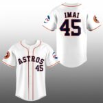 Houston Astros Tatsuya Imai 45 Home Jersey