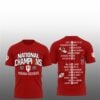 0 IU National Championships Football Remember The Name Shirt