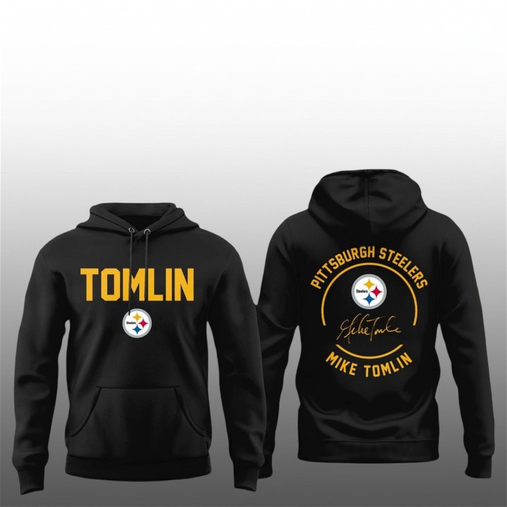 Pittsburgh Steelers x Coach Mike Tomlin Hoodie 1 0 Pittsburgh Steelers x Coach Mike Tomlin Hoodie