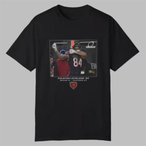 Bears Colston Loveland Flash Features Wild Card Shirt 0 0