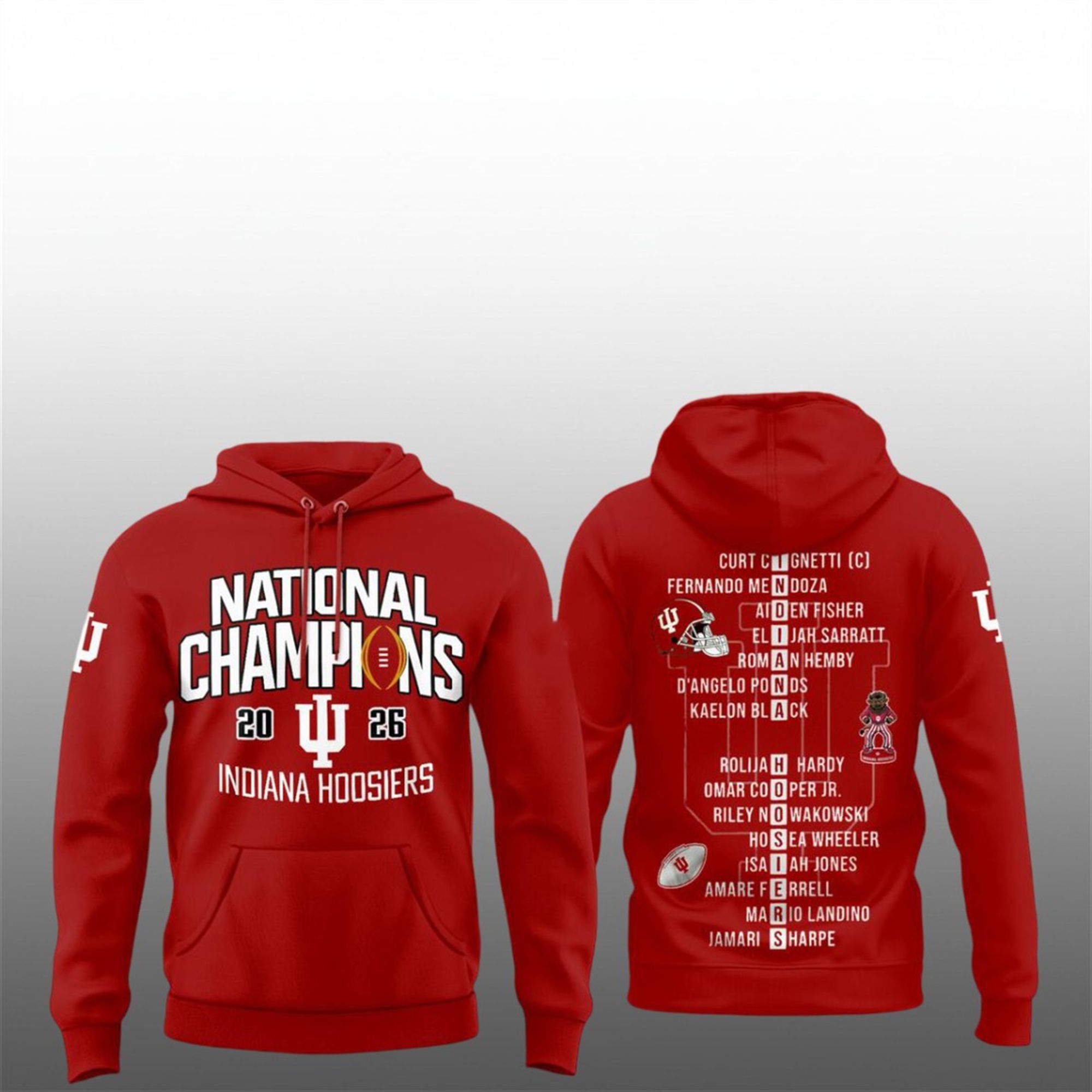 2026 IU National Championships Football Remember The Name Shirt 2 1 2026 IU National Championships Football Remember The Name Hoodie