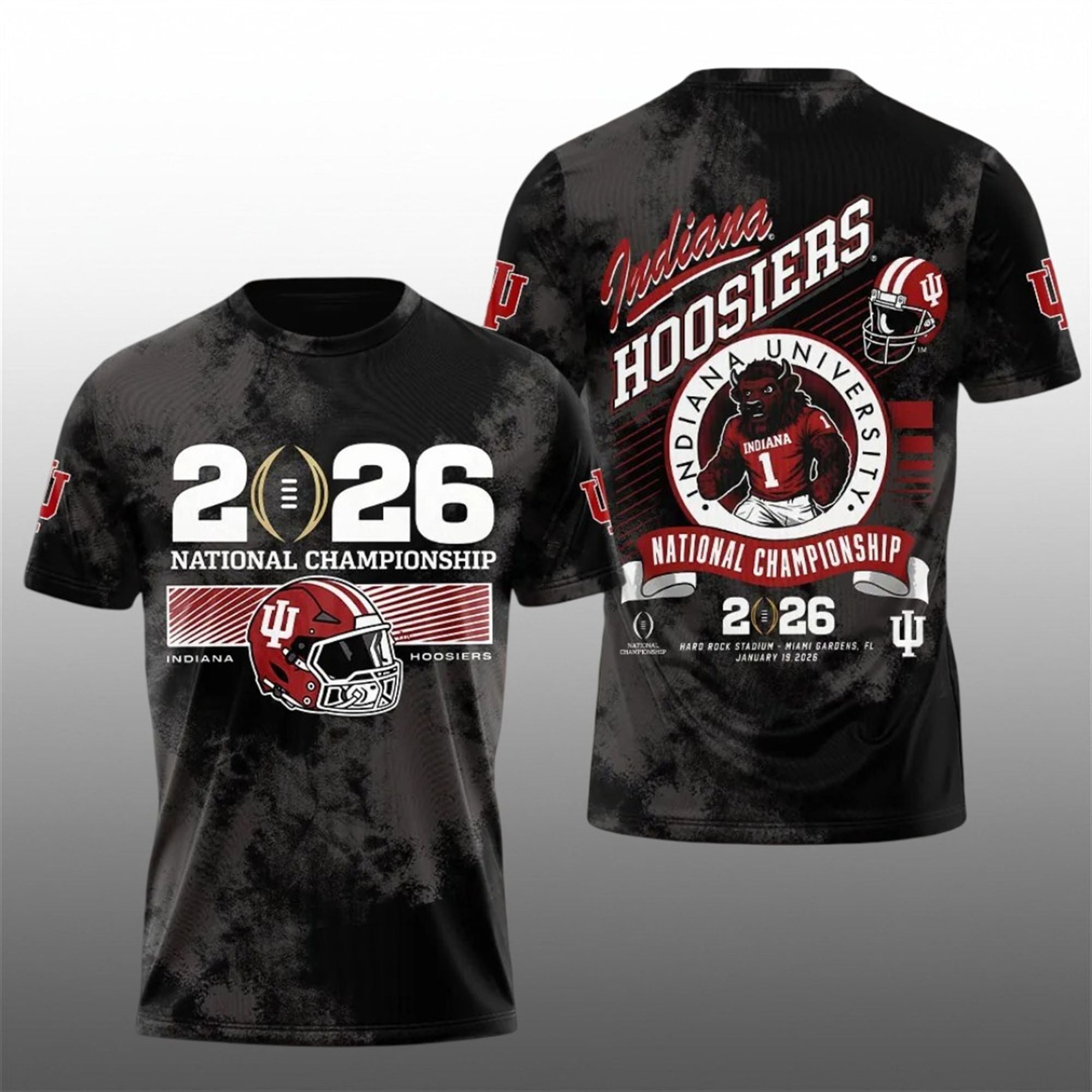1 2026 Indiana Hoosiers Football National Championship Shirt 1 2026 Indiana Hoosiers Football National Championship Shirt