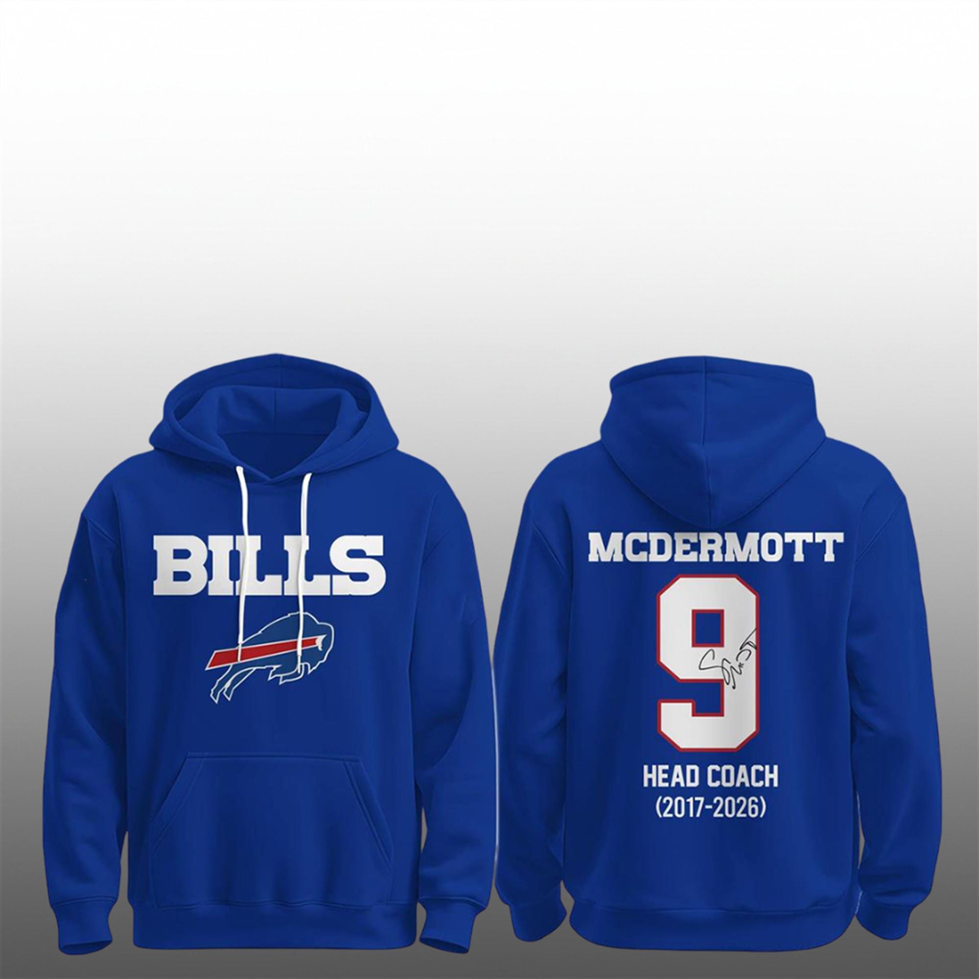 Bills Thank You Coach Sean McDermott For 9 Seasons Hoodie 1 1 Bills Thank You Coach Sean McDermott For 9 Seasons Hoodie