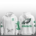 Eagles Football White Iconic 2026 Hoodie