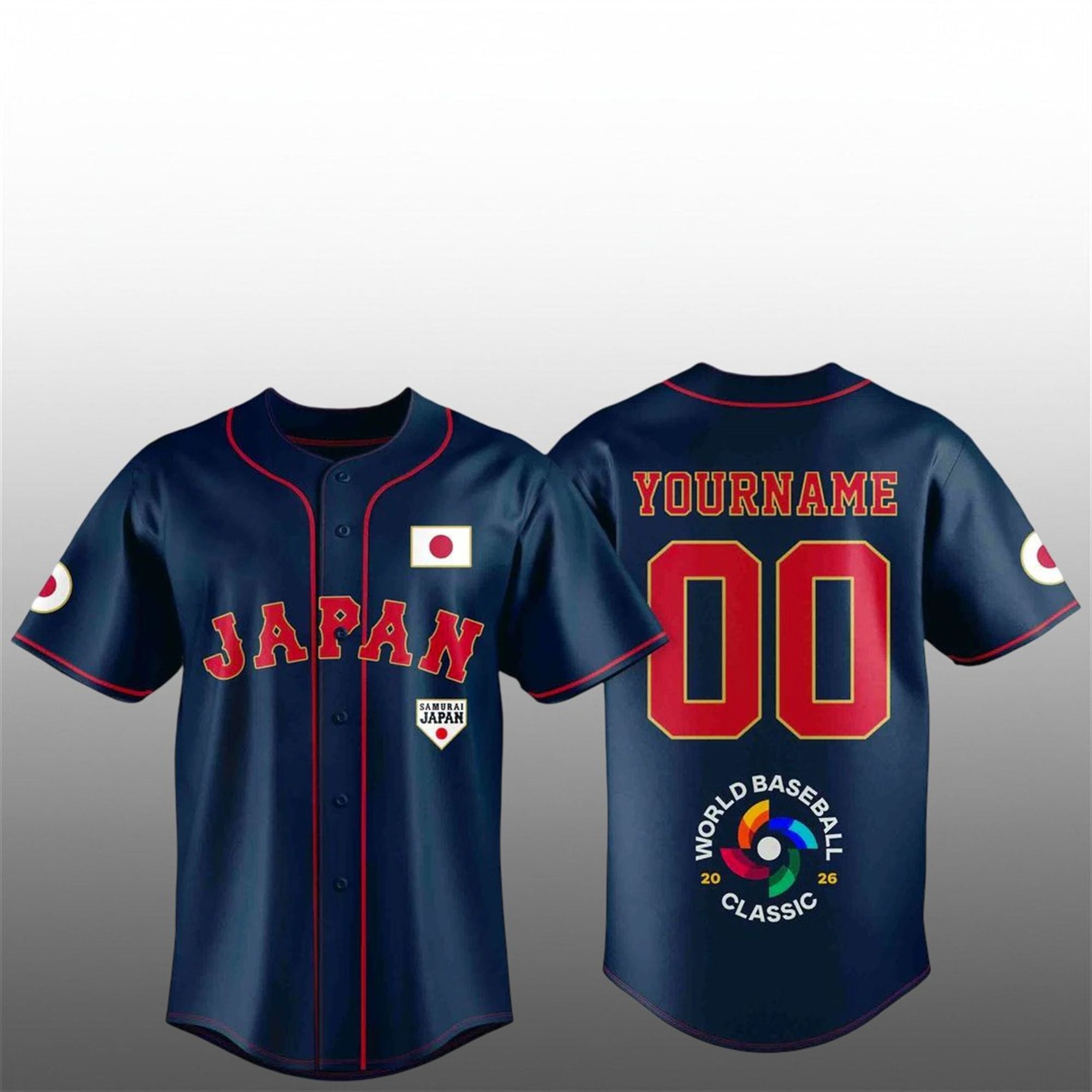 Japan Baseball 2026 World Baseball Classic Jersey 1 1 Japan Baseball 2026 World Baseball Classic Jersey