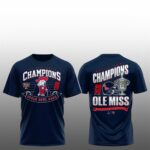 Ole Miss Rebels Champions 2026 Sugar Bowl Game Shirt