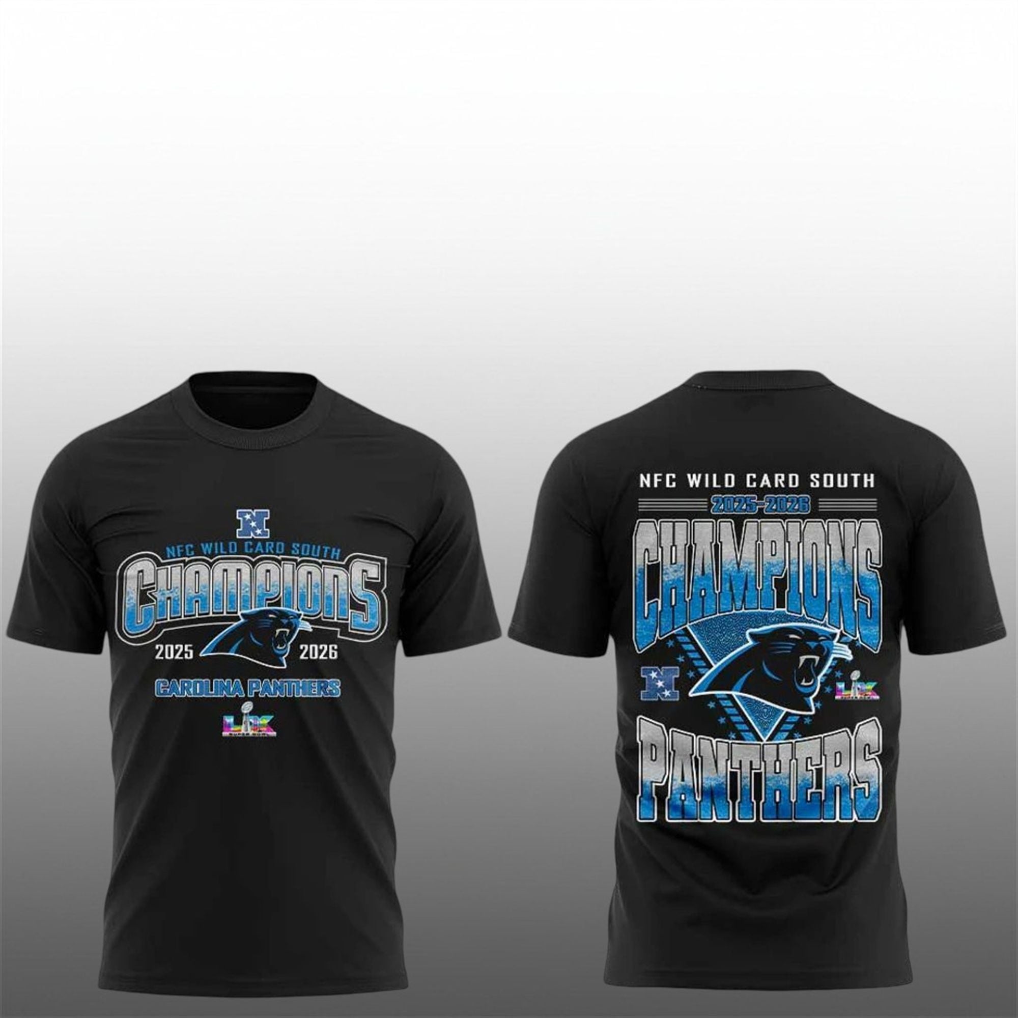 Panthers NFC Wild Card South Champions 2025 2026 Shirt 1 1 Panthers NFC Wild Card South Champions 2025 2026 Shirt