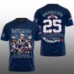NE Patriots 2025 AFC East Division Champions Shirt