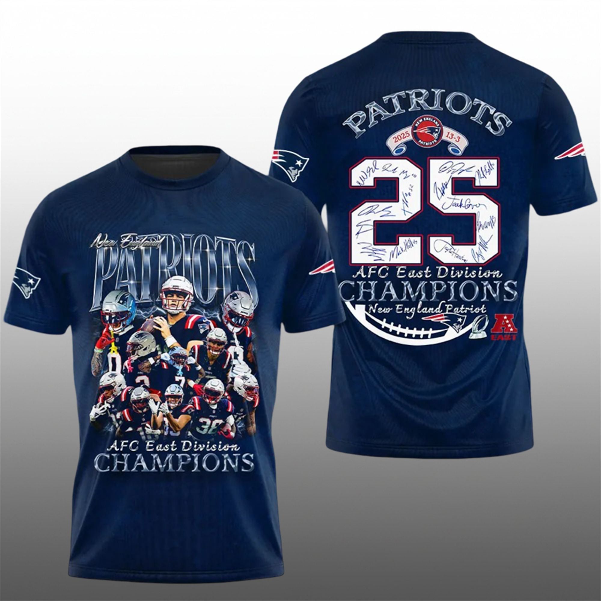 NE Patriots 2025 AFC East Division Champions Shirt NE Patriots 2025 AFC East Division Champions Shirt