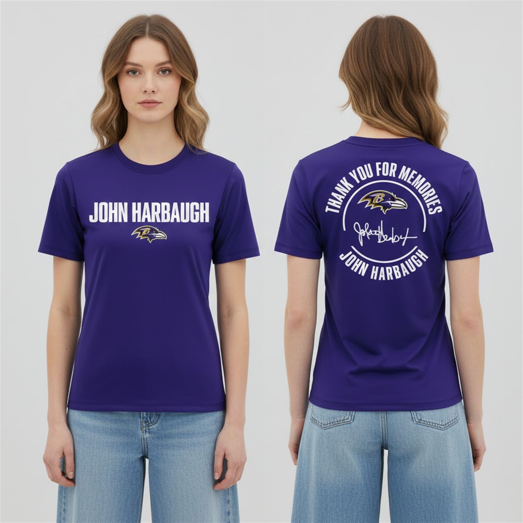 1 Ravens Thank you For Memories Coach Harbaugh Shirt 1 Ravens Thank you For Memories Coach Harbaugh Shirt