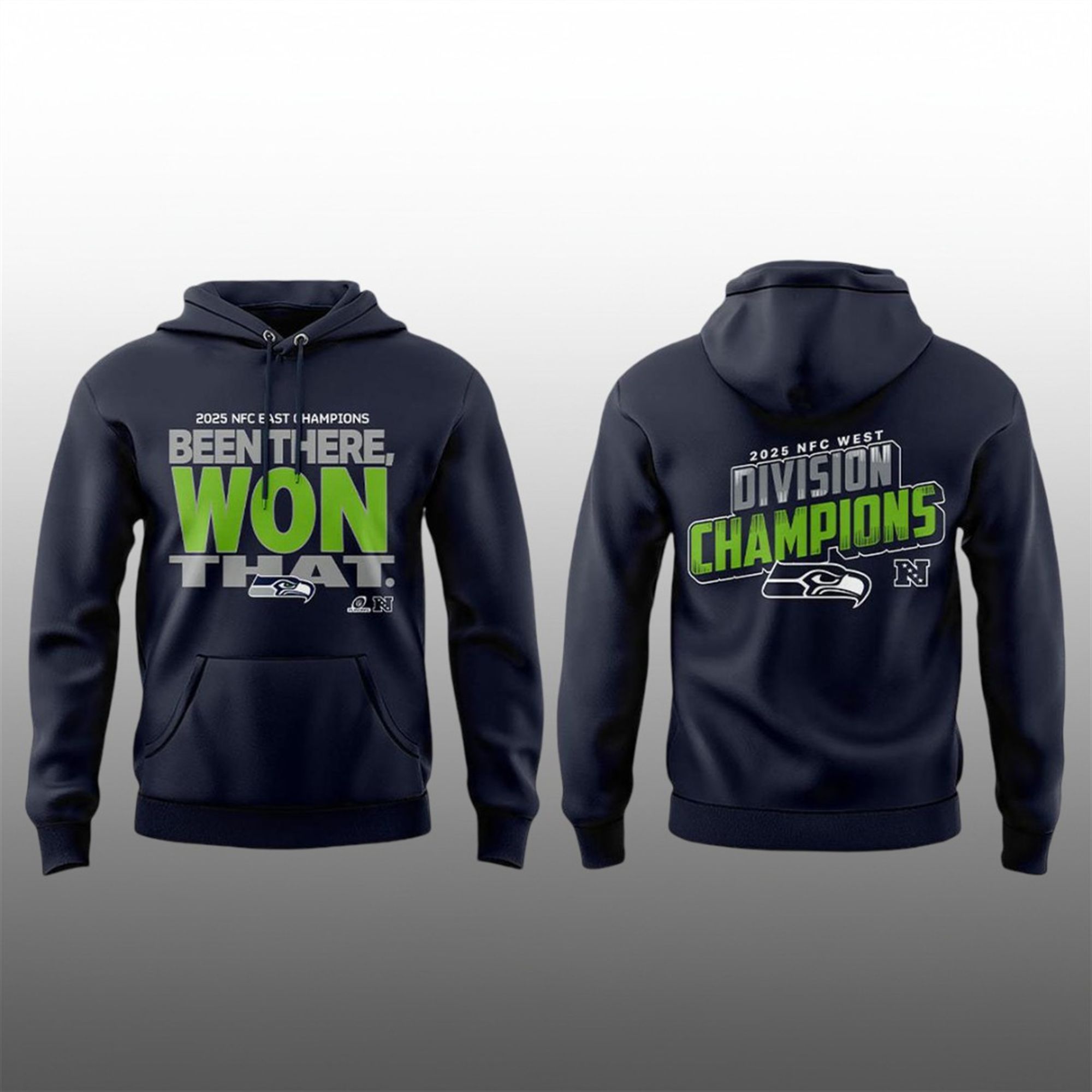 Seahawks NFC West Division Champions 2025 Been There Won That Hoodie 1 1 Seahawks NFC West Division Champions 2025 Been There Won That Hoodie