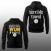 1 Steelers AFC North Champions 2025 The Terrible Tower Hoodie
