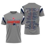2026 NE Patriots AFC Champions SB LX Players Shirt